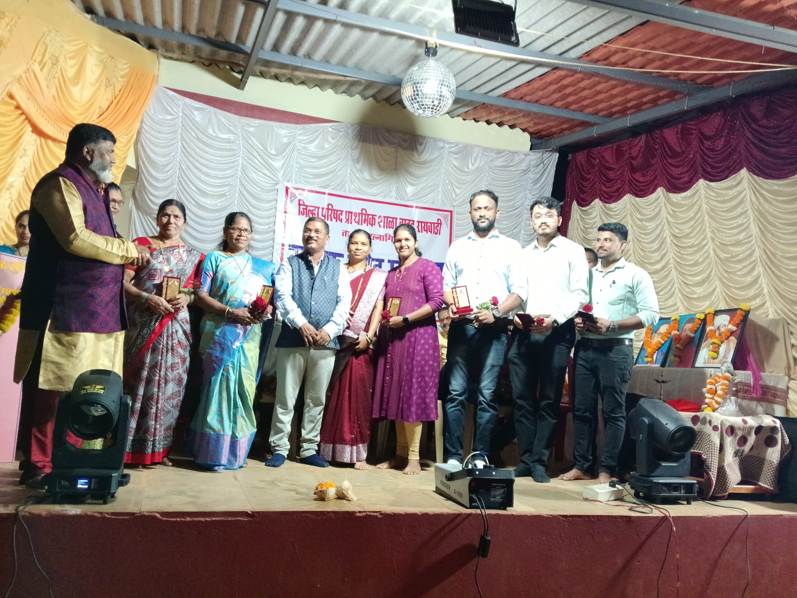 कै. दत्तात्रय बिवलकर गुरुजी स्मरणार्थ जि. प. प्राथमिक शाळा वाटद रायवाडी येथे वार्षिक स्नेहसंमेलन उत्साहात संपन्न